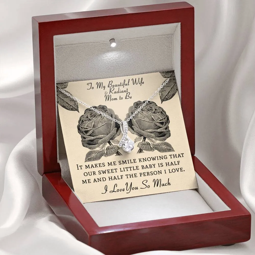Expecting Mother Necklace Gift - I Love You So Much