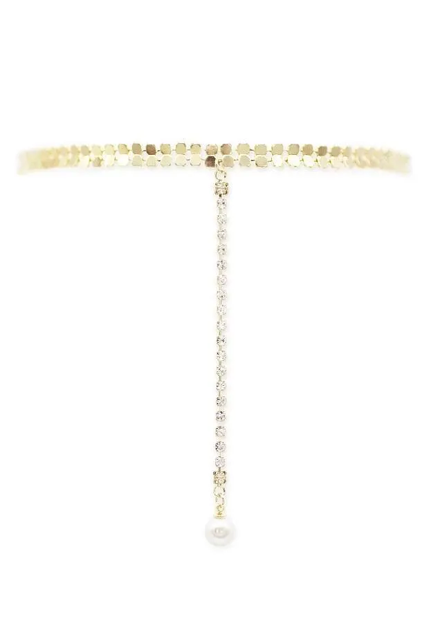 Exquisite Rhinestone Choker Necklace