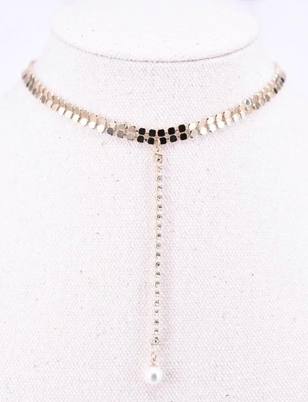 Exquisite Rhinestone Choker Necklace