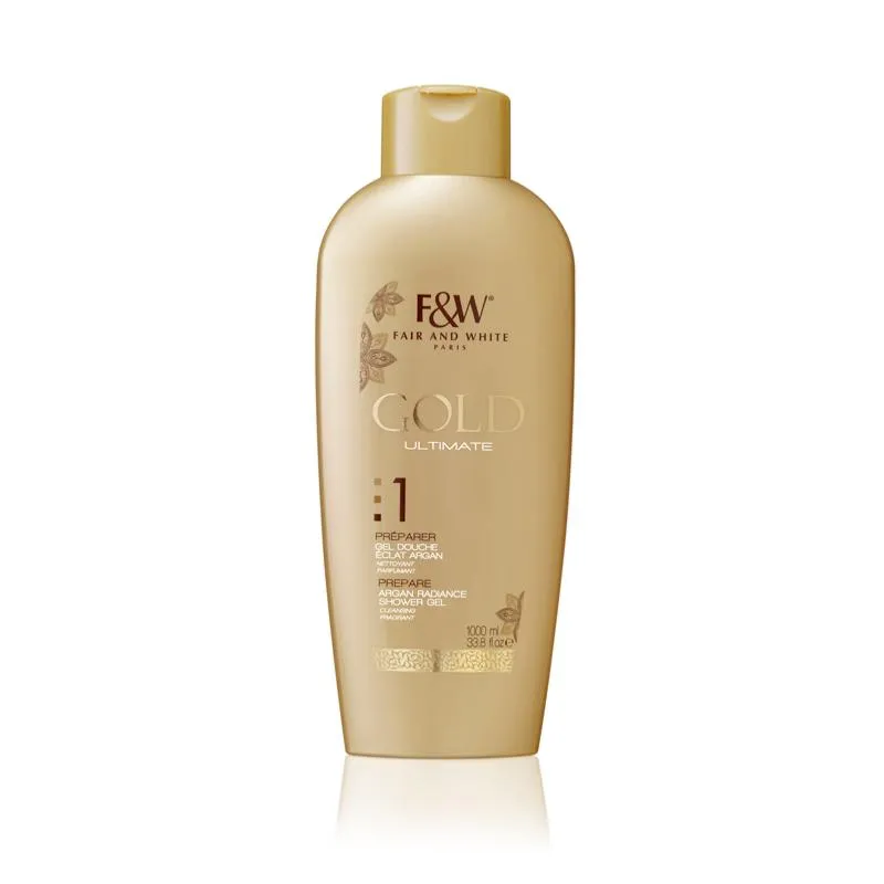 Fair and White Gold Argan Shower Gel 1000ml