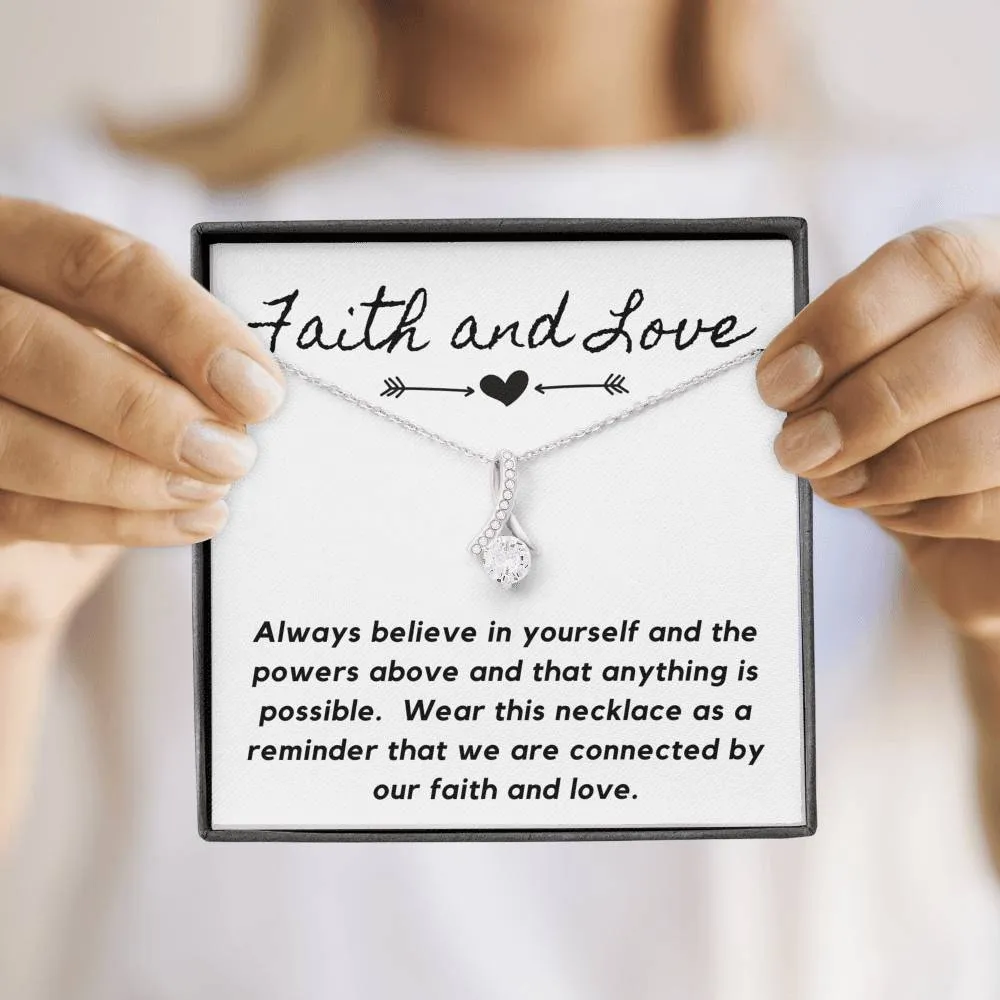 Faith and Love-Alluring Beauty Solitaire Necklace