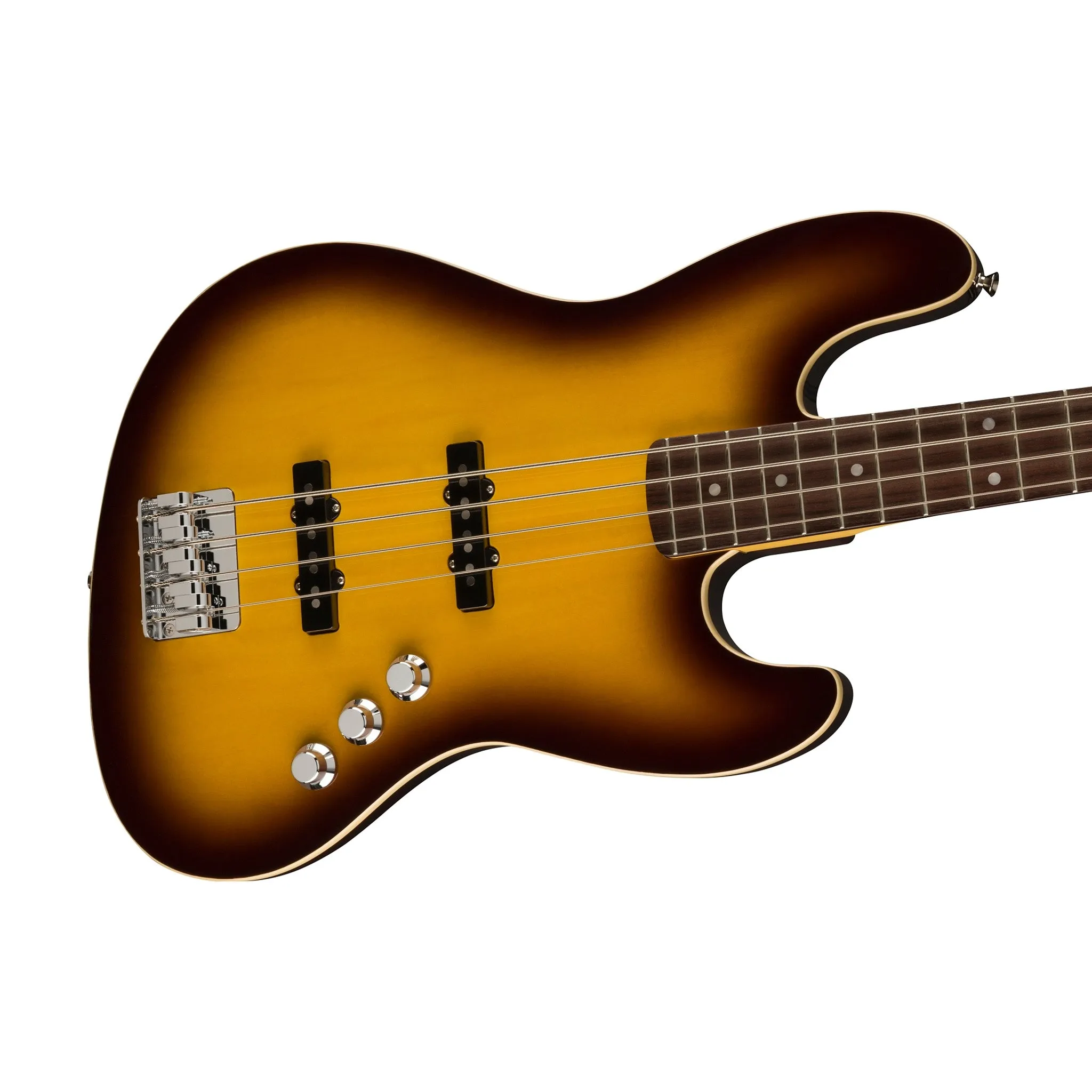 Fender Aerodyne Special Jazz Bass Guitar, RW FB, Chocolate Burst