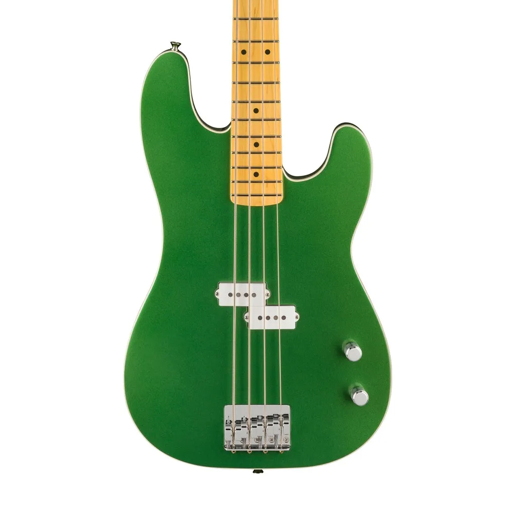 Fender Aerodyne Special Precision Bass Guitar, Maple FB, Speed Green Metallic