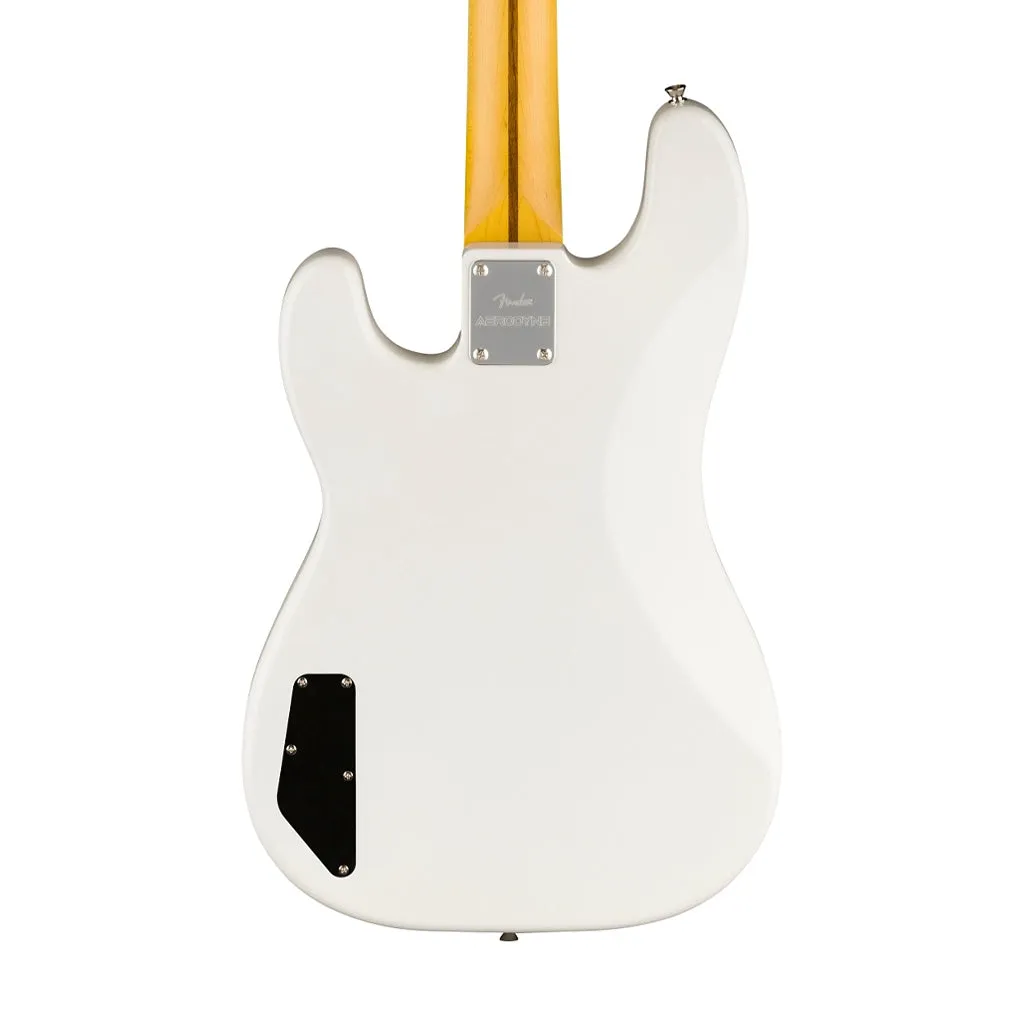 Fender Aerodyne Special Precision Bass Guitar, RW FB, Bright White