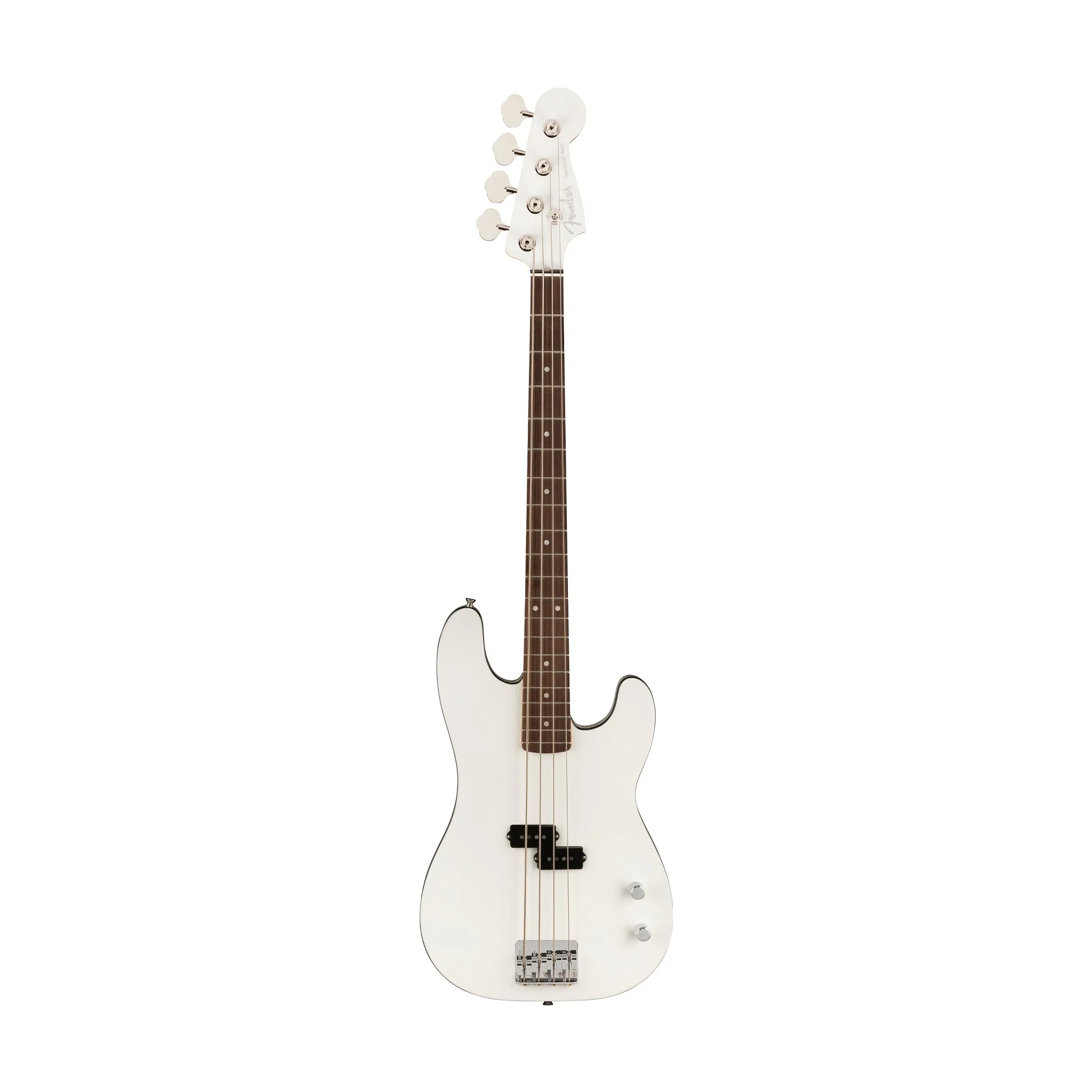 Fender Aerodyne Special Precision Bass Guitar, RW FB, Bright White