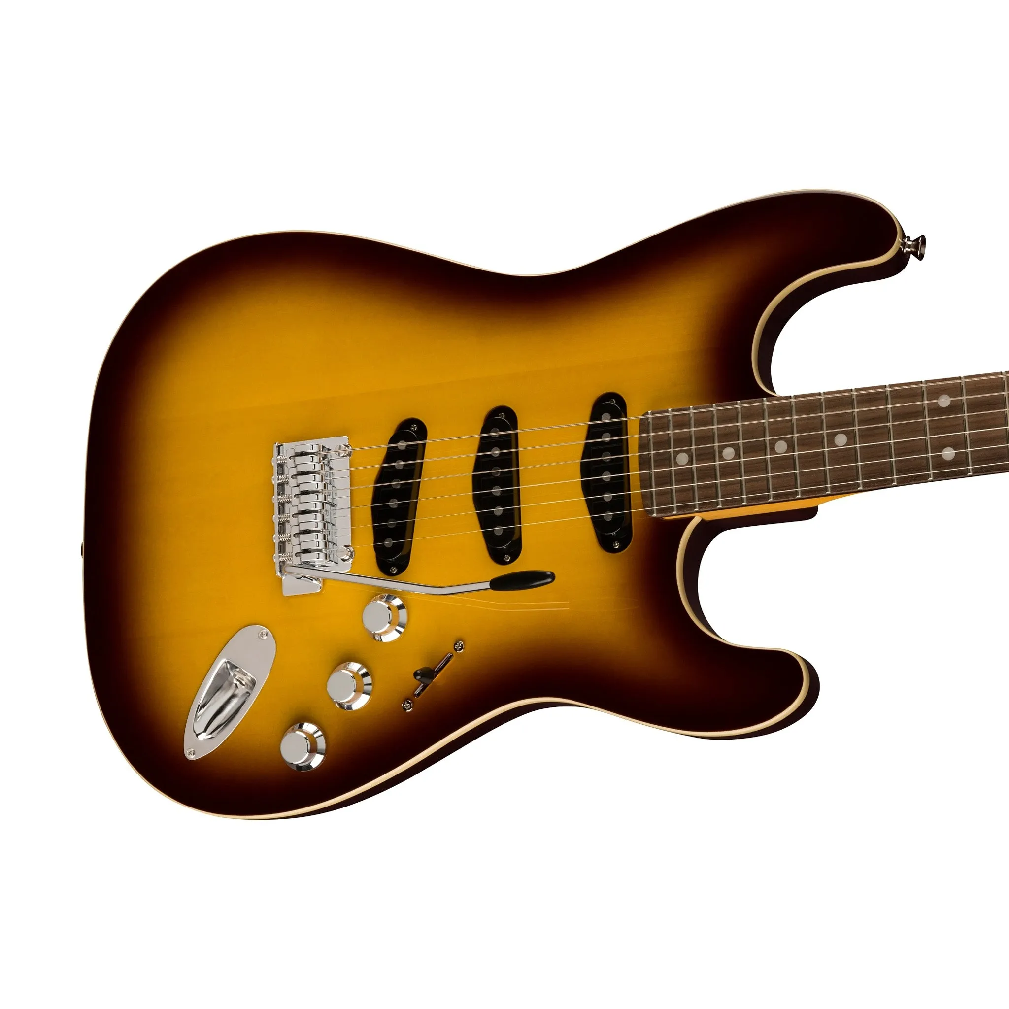 Fender Aerodyne Special Stratocaster Electric Guitar, RW FB, Chocolate Burst