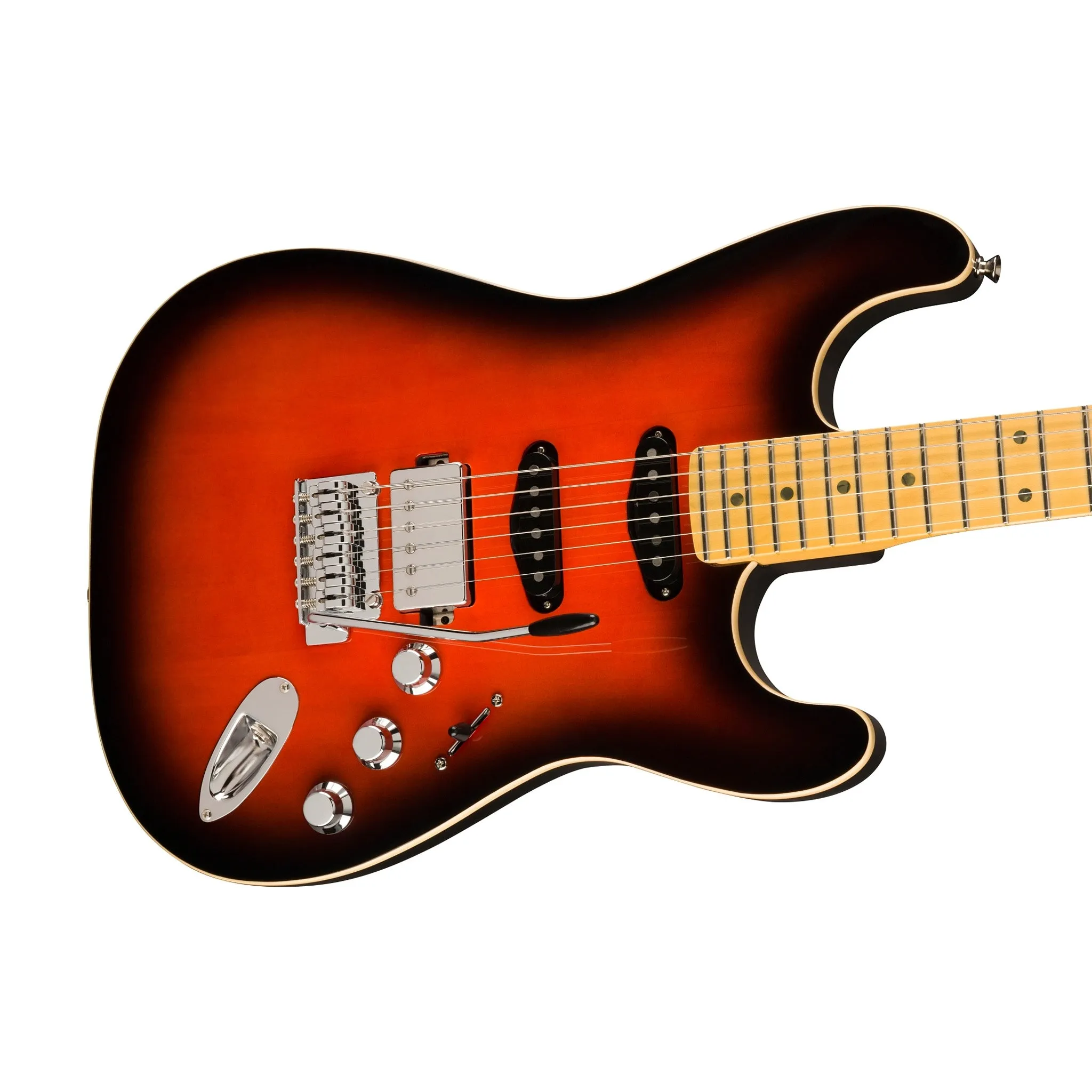 Fender Aerodyne Special Stratocaster HSS Electric Guitar, Maple FB, Hot Rod Burst