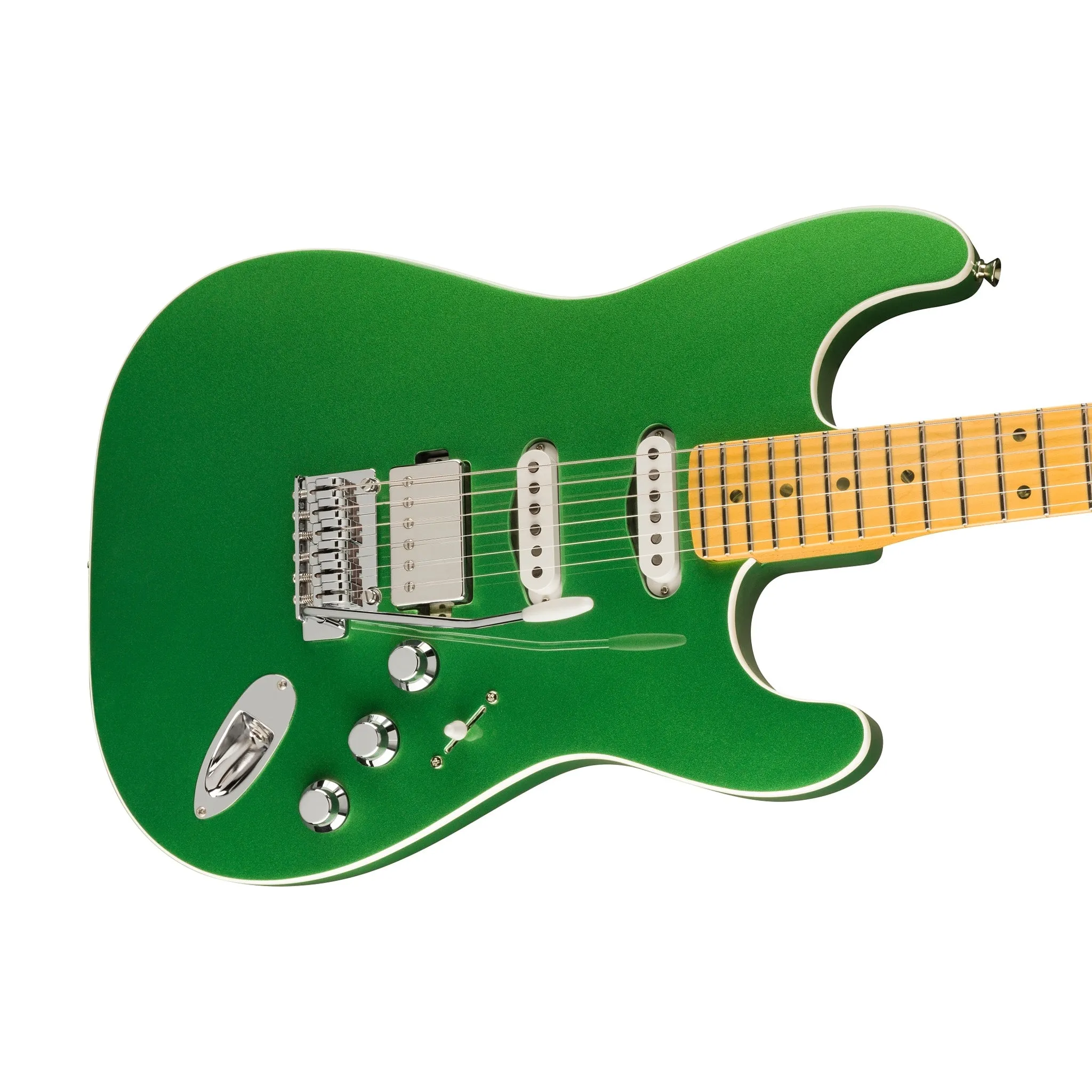 Fender Aerodyne Special Stratocaster HSS Electric Guitar, Maple FB, Speed Green Metallic