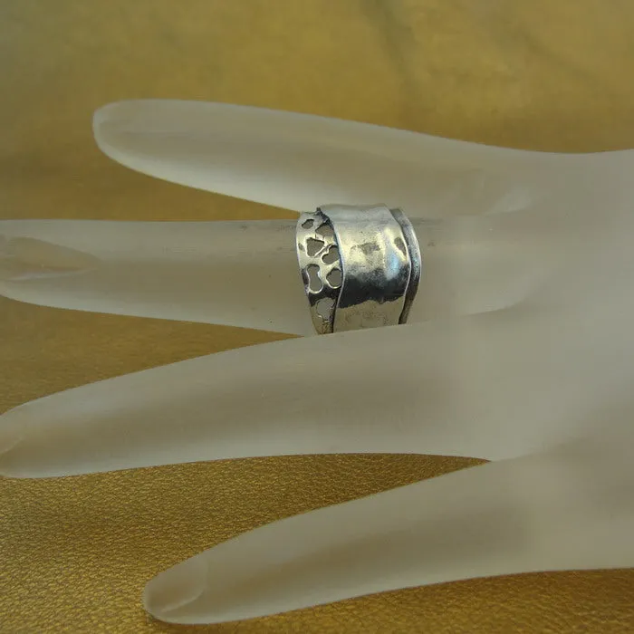 Filigree Ring 925 Sterling Silver 6,6.5,7 Unique Handmade Hadar Designers()Last