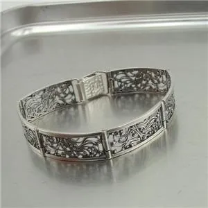 Filigree ring 925 Sterling Silver 6,7,8,9,10 Handmade Modern Hadar Designers  (S)