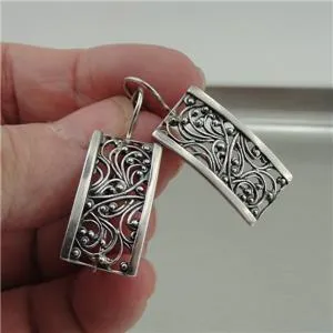 Filigree ring 925 Sterling Silver 6,7,8,9,10 Handmade Modern Hadar Designers  (S)
