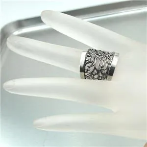 Filigree ring 925 Sterling Silver 6,7,8,9,10 Handmade Modern Hadar Designers  (S)