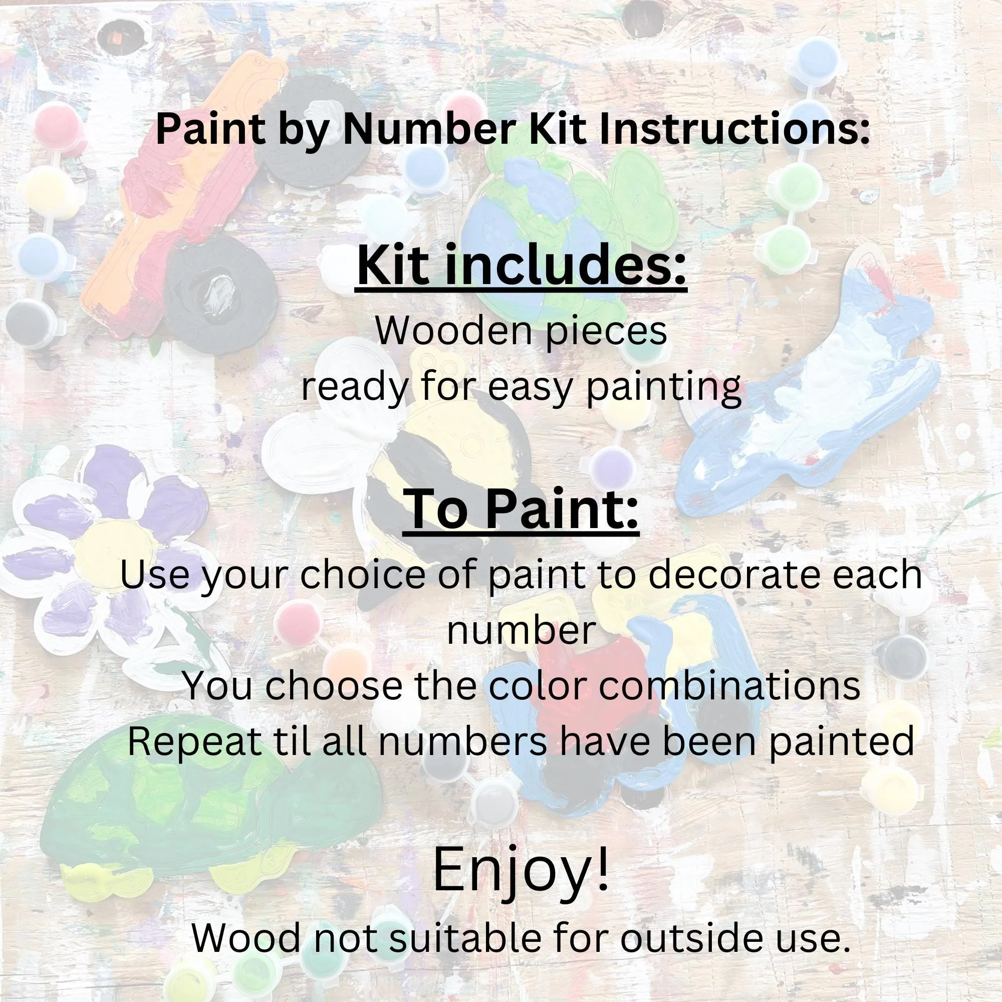 Fish Painting by Numbers Preschool, Craft Kits for Kids, Bulk Birthday Party Favor and Make and Take for Kids