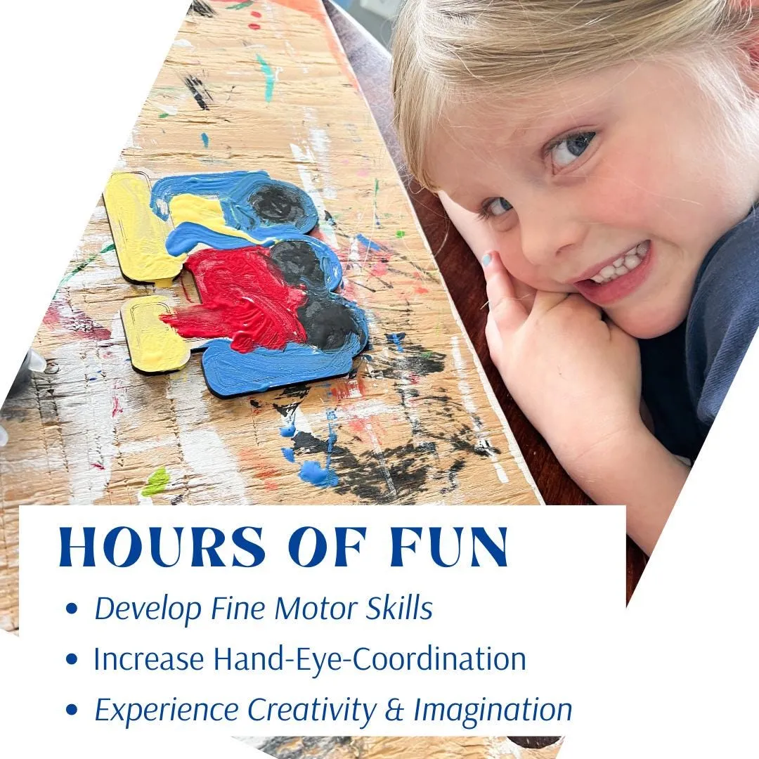 Fish Painting by Numbers Preschool, Craft Kits for Kids, Bulk Birthday Party Favor and Make and Take for Kids