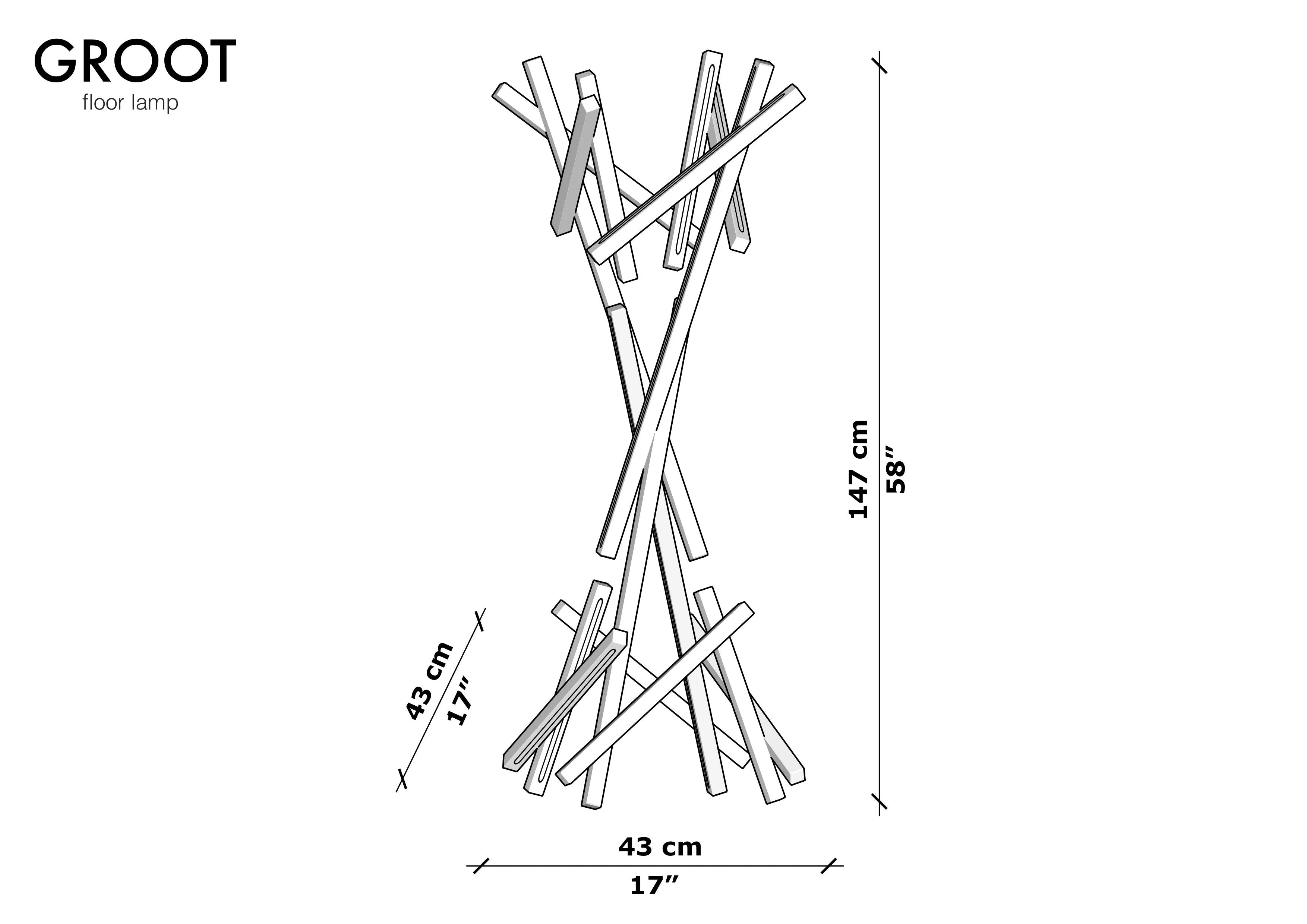 FLOOR LAMP GROOT