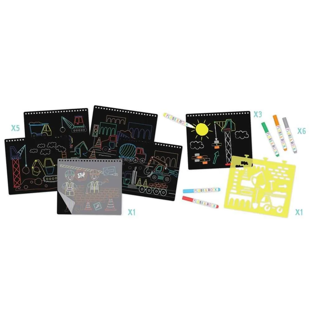 Floss & Rock Chalk Board Sketchbook, Construction