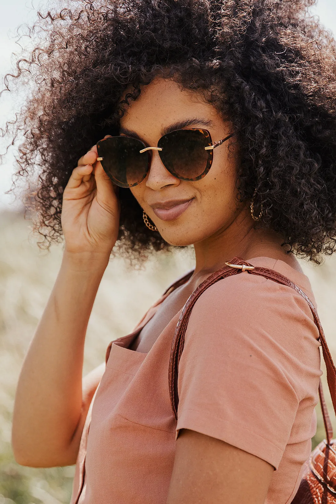 Front Lens Oversized Sunglasses