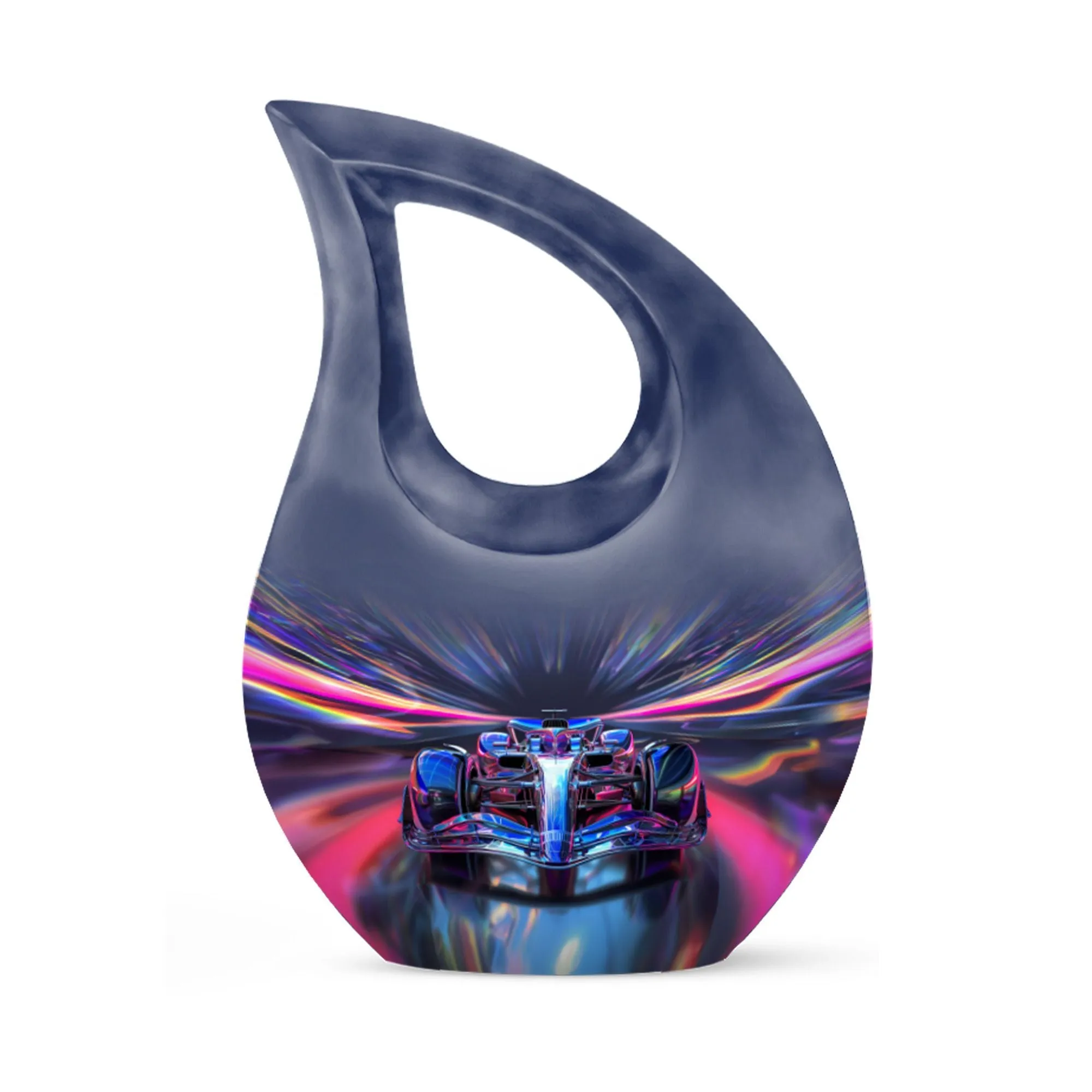 Futuristic Speed Light Memorial Urn For Human Ashes