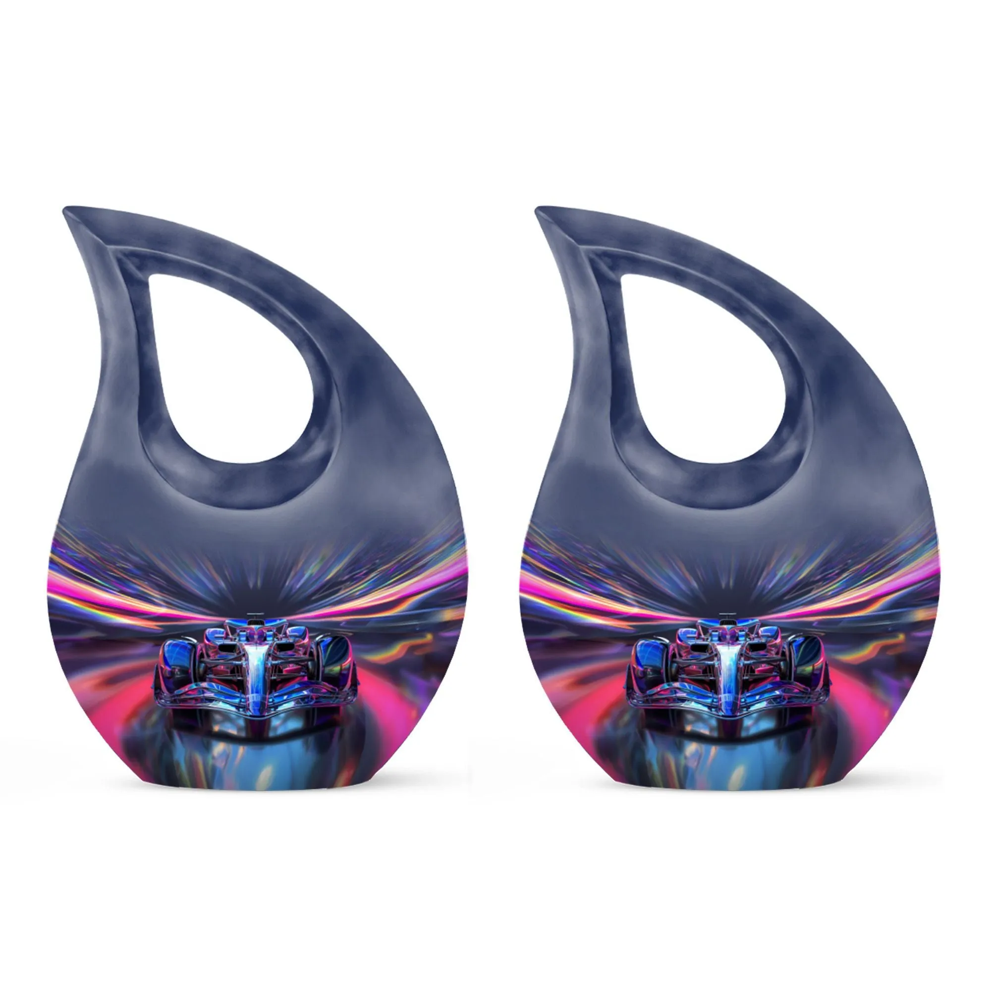 Futuristic Speed Light Memorial Urn For Human Ashes