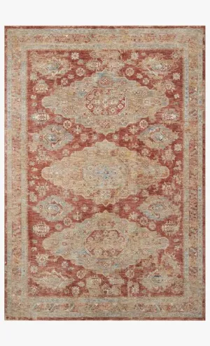 Gaia Rugs by Loloi - GAA-01 Gold / Brick