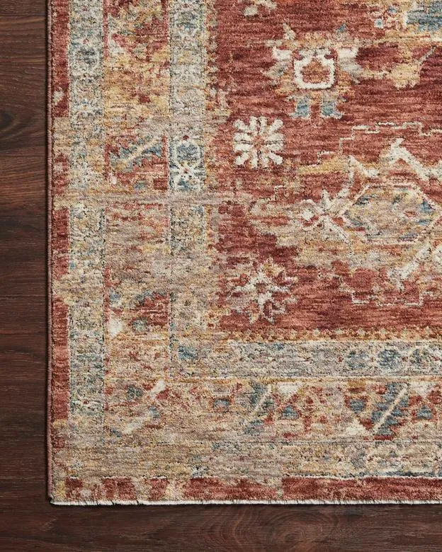 Gaia Rugs by Loloi - GAA-01 Gold / Brick