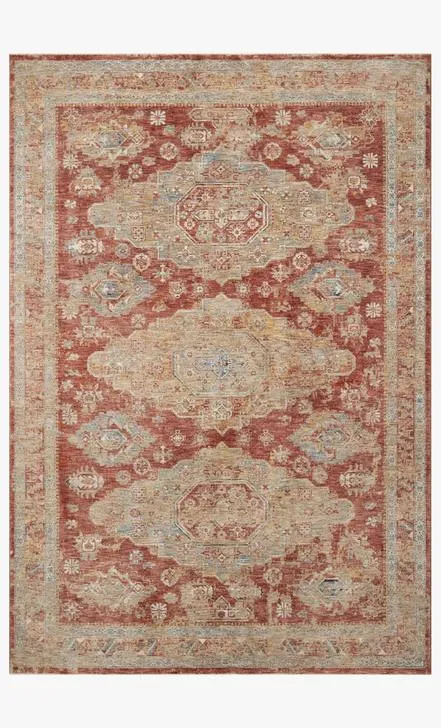 Gaia Rugs by Loloi - GAA-01 Gold / Brick