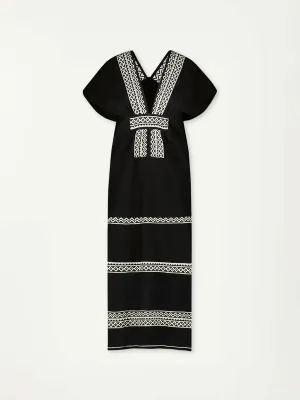 GASIRA | V Neck Caftan