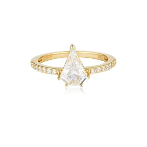 Georgini Rock Star Shield Gold Ring - 10