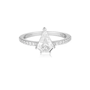 Georgini Rock Star Shield Ring Silver - 9