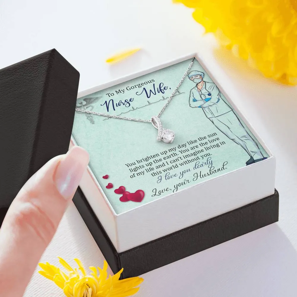 Gift For Nurse Wife- Alluring Necklace - I Love You Dearly