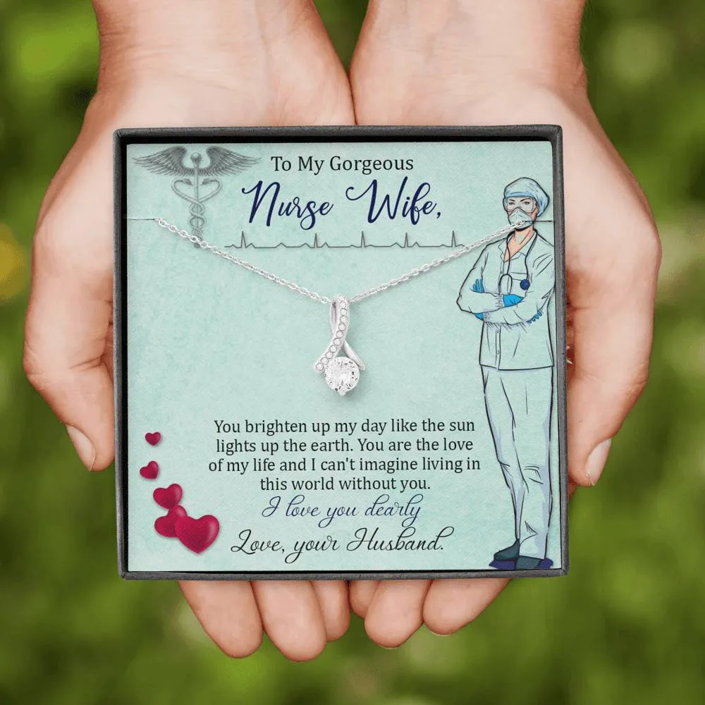 Gift For Nurse Wife- Alluring Necklace - I Love You Dearly