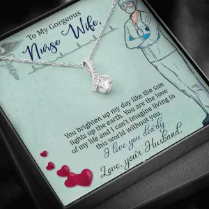 Gift For Nurse Wife- Alluring Necklace - I Love You Dearly