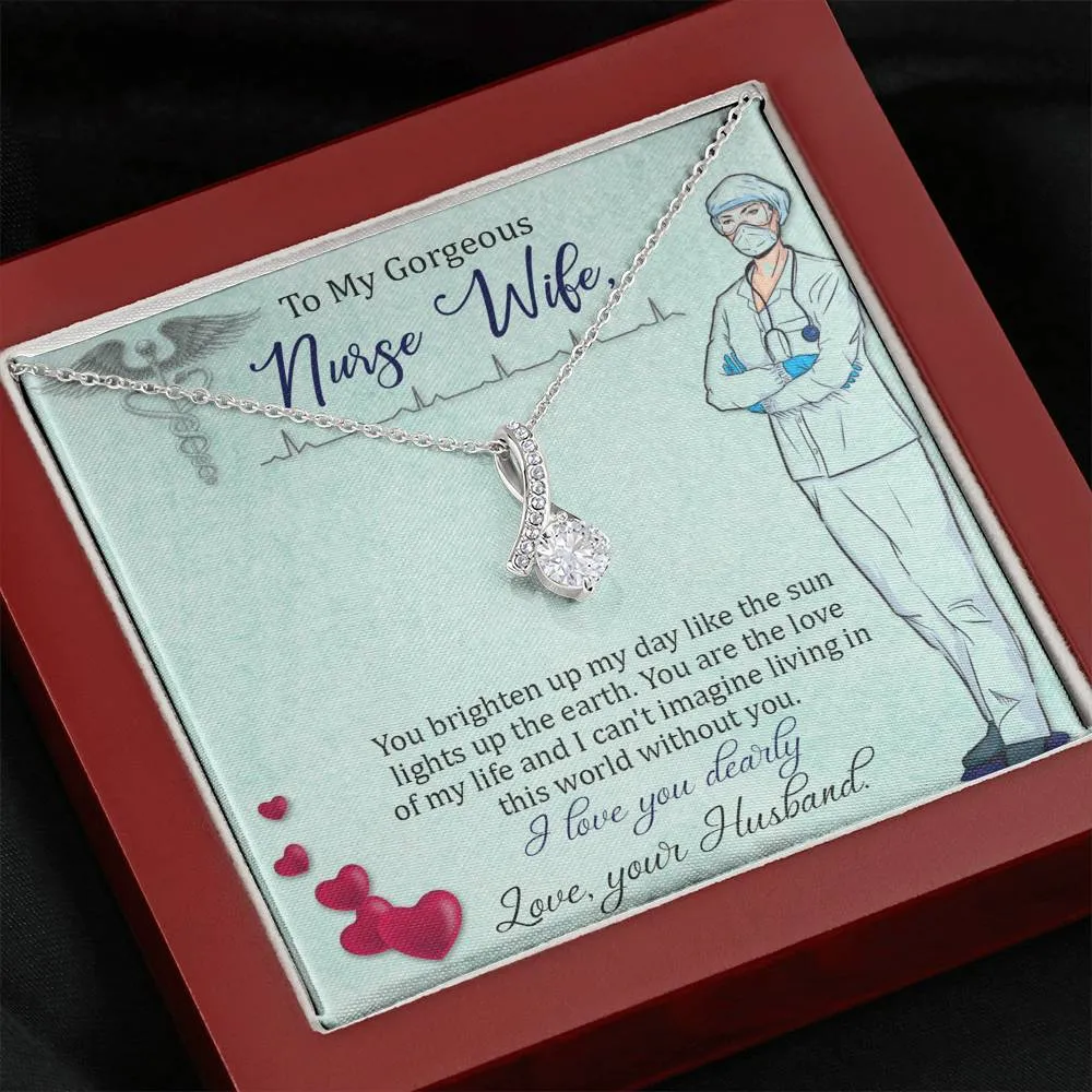 Gift For Nurse Wife- Alluring Necklace - I Love You Dearly