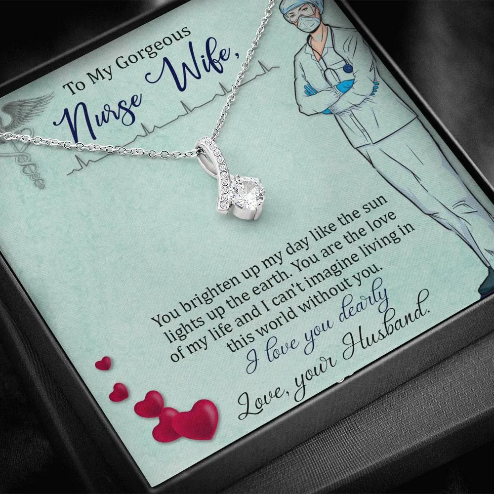 Gift For Nurse Wife- Alluring Necklace - I Love You Dearly