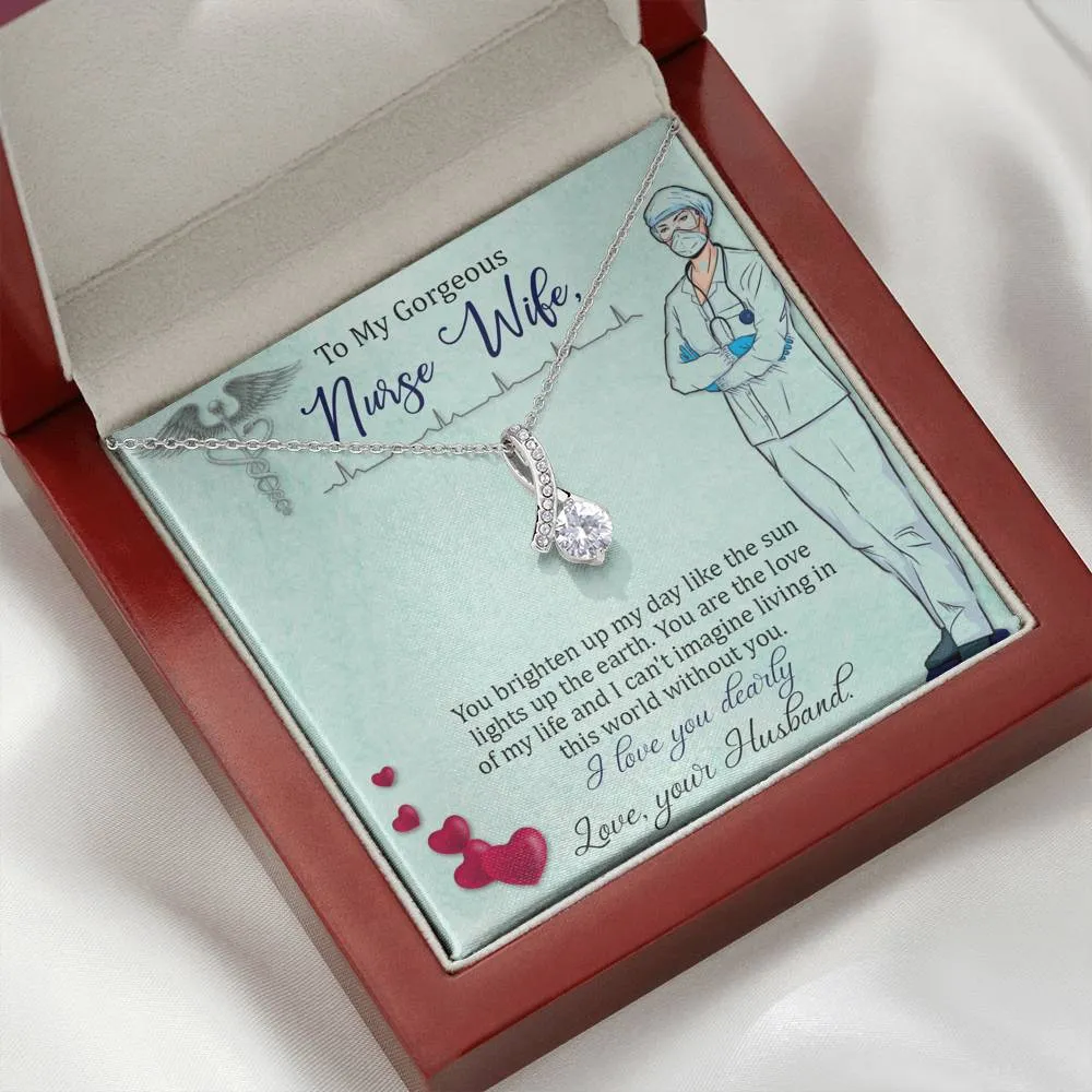 Gift For Nurse Wife- Alluring Necklace - I Love You Dearly