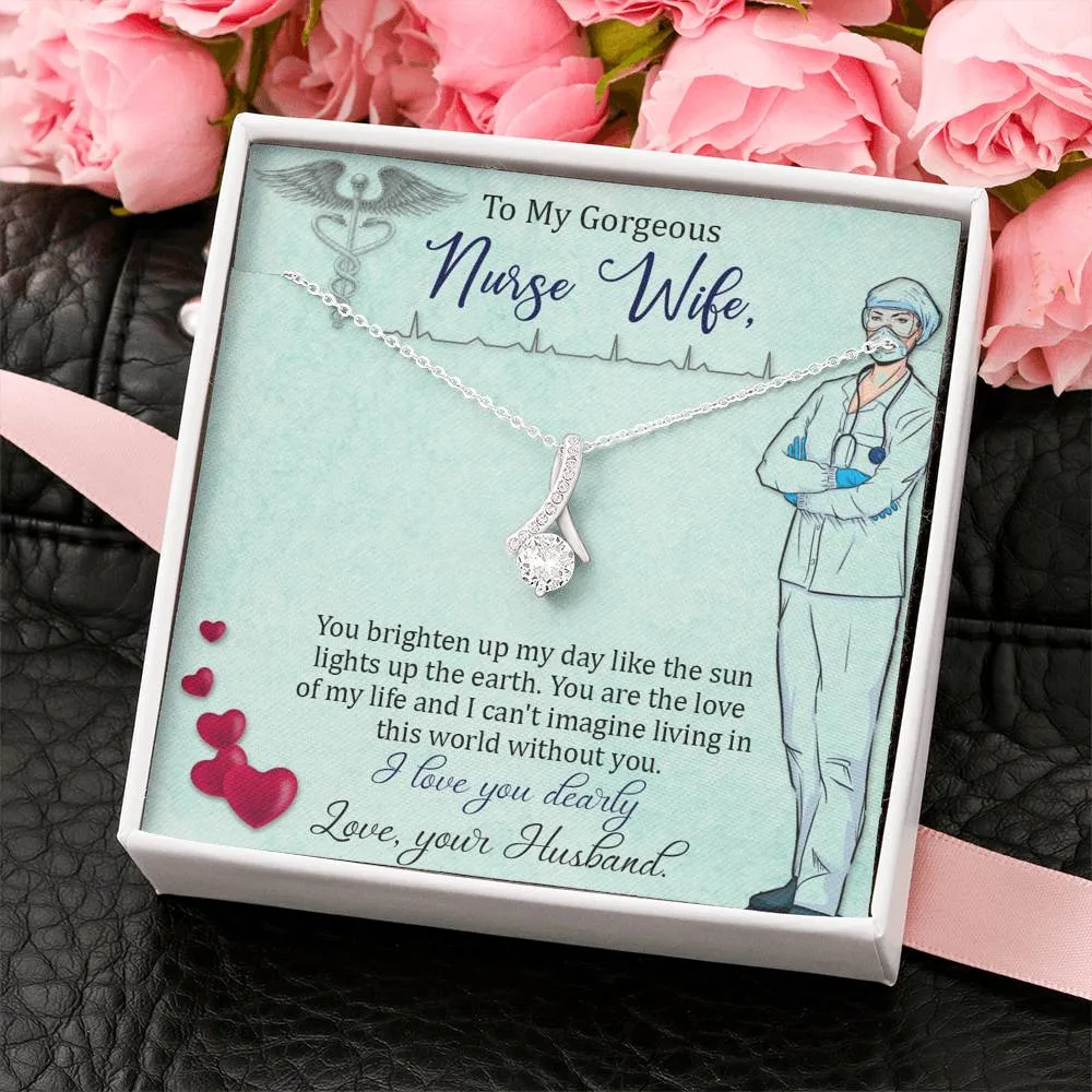 Gift For Nurse Wife- Alluring Necklace - I Love You Dearly