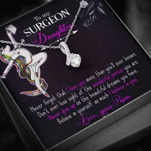 Gift For Surgeon Daughter- Alluring Necklace - From Papa