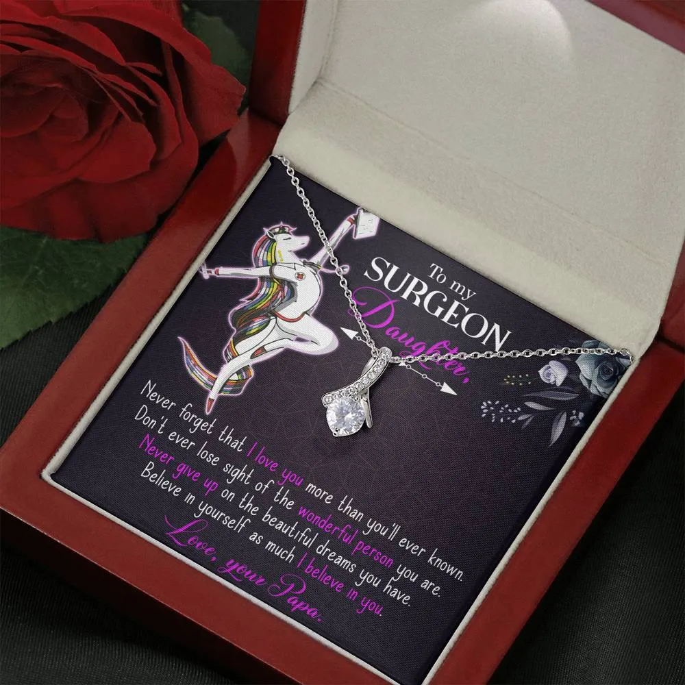 Gift For Surgeon Daughter- Alluring Necklace - From Papa