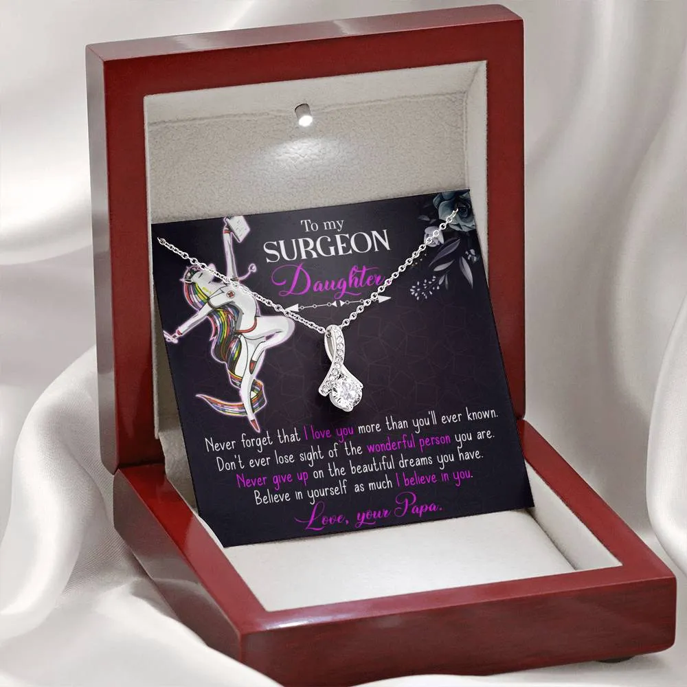 Gift For Surgeon Daughter- Alluring Necklace - From Papa