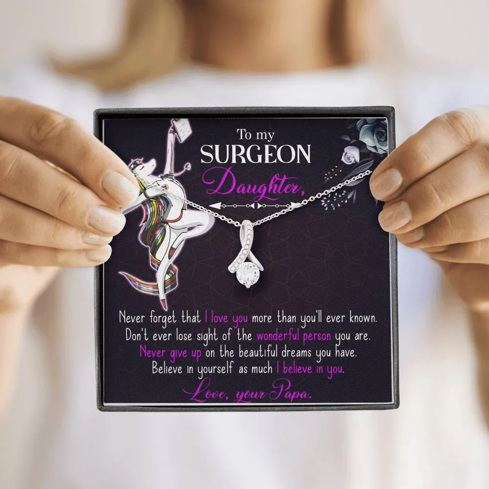 Gift For Surgeon Daughter- Alluring Necklace - From Papa