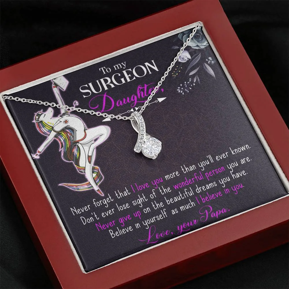 Gift For Surgeon Daughter- Alluring Necklace - From Papa