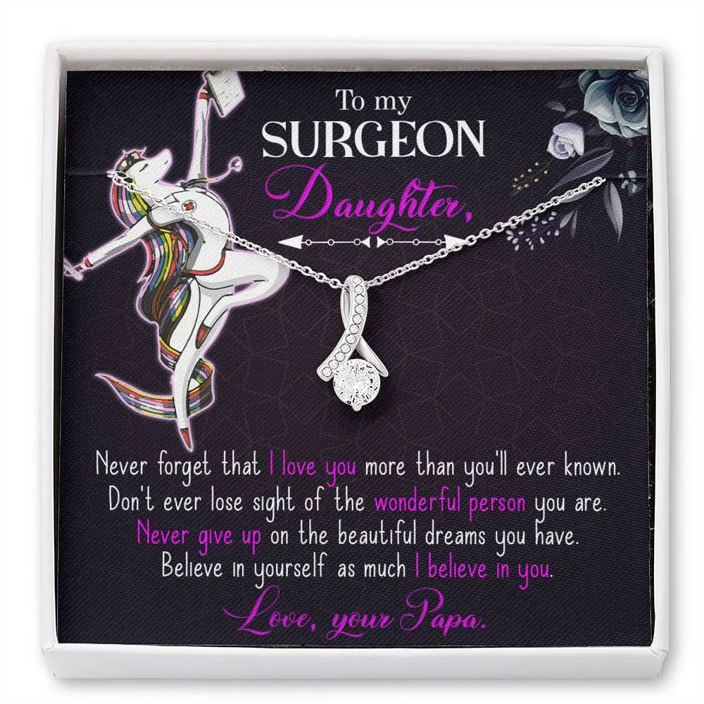 Gift For Surgeon Daughter- Alluring Necklace - From Papa