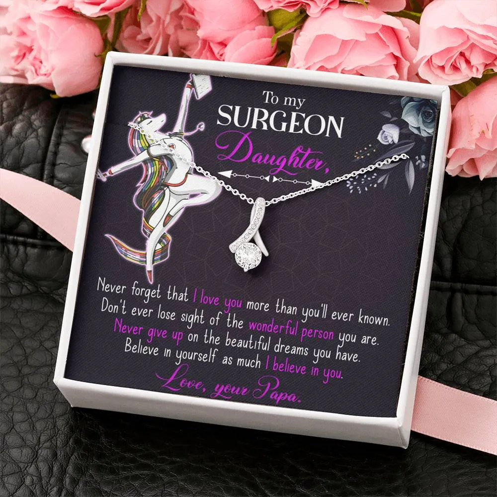 Gift For Surgeon Daughter- Alluring Necklace - From Papa