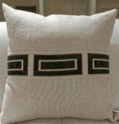Giorgio Linen Ingot Tape Pillow - Ryan Studio