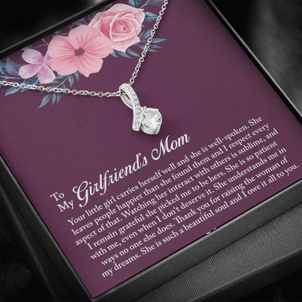 Girlfriend Mom Necklace, Gift for Girlfriends Mom, Girlfriend Mom's Gift, Gift for Girlfriend's Mother, Birthday Gift, Mother's Day Gifts