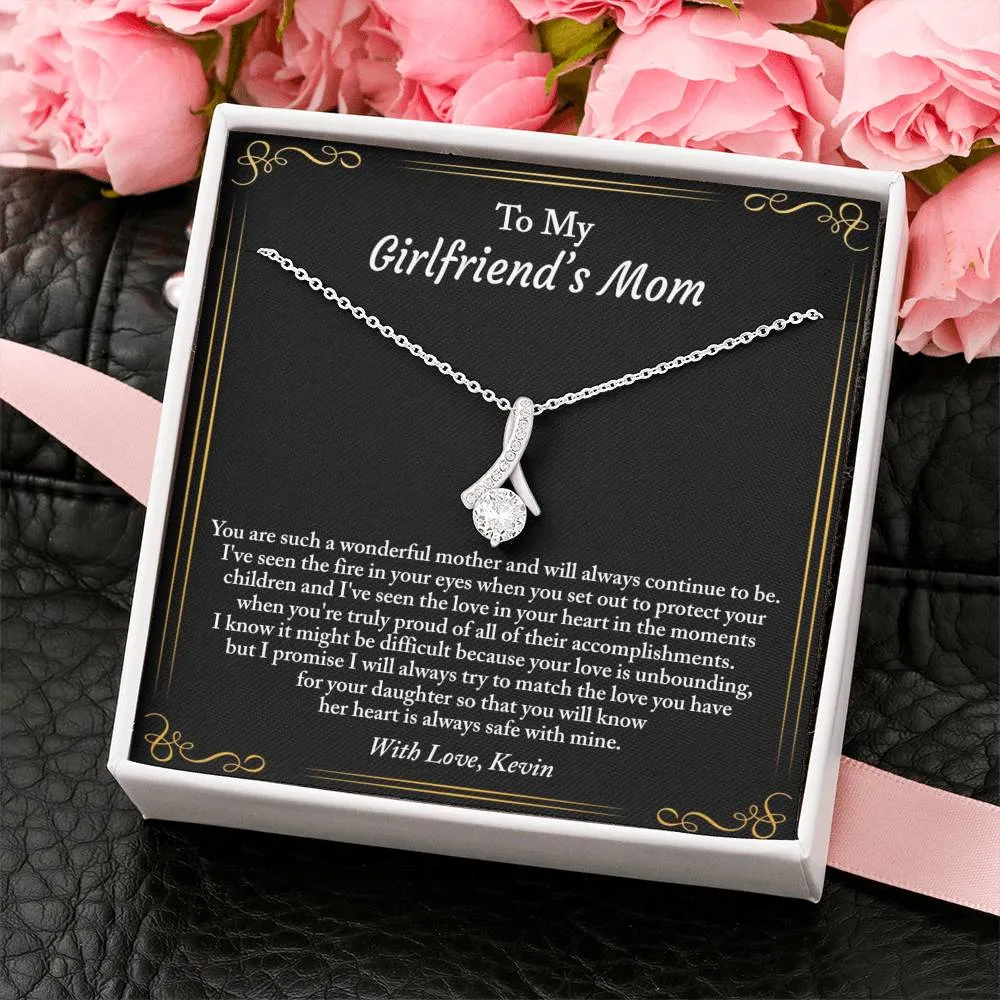 Girlfriend Mom Necklace, Gift for Girlfriends Mom, Girlfriend Mom's Gift, Gift for Girlfriend's Mother, Birthday Gift, Mother's Day Gifts