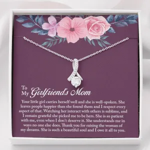 Girlfriend Mom Necklace, Gift for Girlfriends Mom, Girlfriend Mom's Gift, Gift for Girlfriend's Mother, Birthday Gift, Mother's Day Gifts