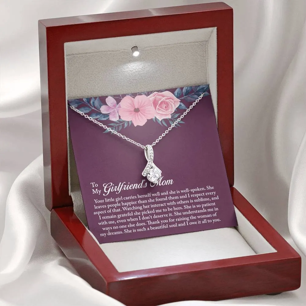Girlfriend Mom Necklace, Gift for Girlfriends Mom, Girlfriend Mom's Gift, Gift for Girlfriend's Mother, Birthday Gift, Mother's Day Gifts