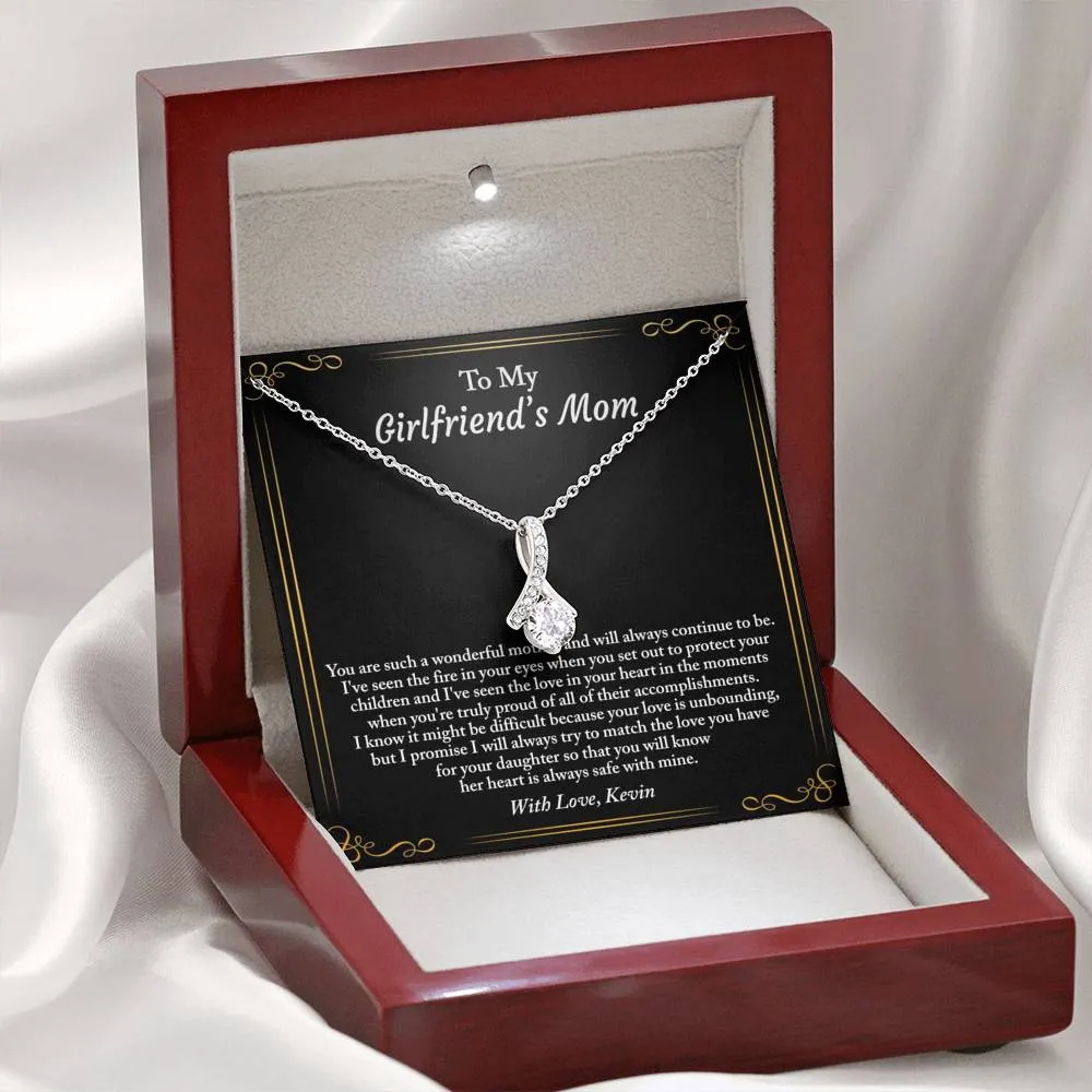 Girlfriend Mom Necklace, Gift for Girlfriends Mom, Girlfriend Mom's Gift, Gift for Girlfriend's Mother, Birthday Gift, Mother's Day Gifts