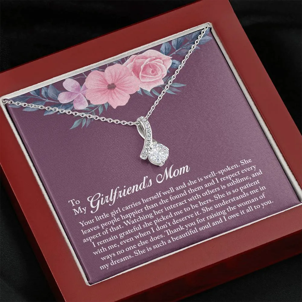 Girlfriend Mom Necklace, Gift for Girlfriends Mom, Girlfriend Mom's Gift, Gift for Girlfriend's Mother, Birthday Gift, Mother's Day Gifts